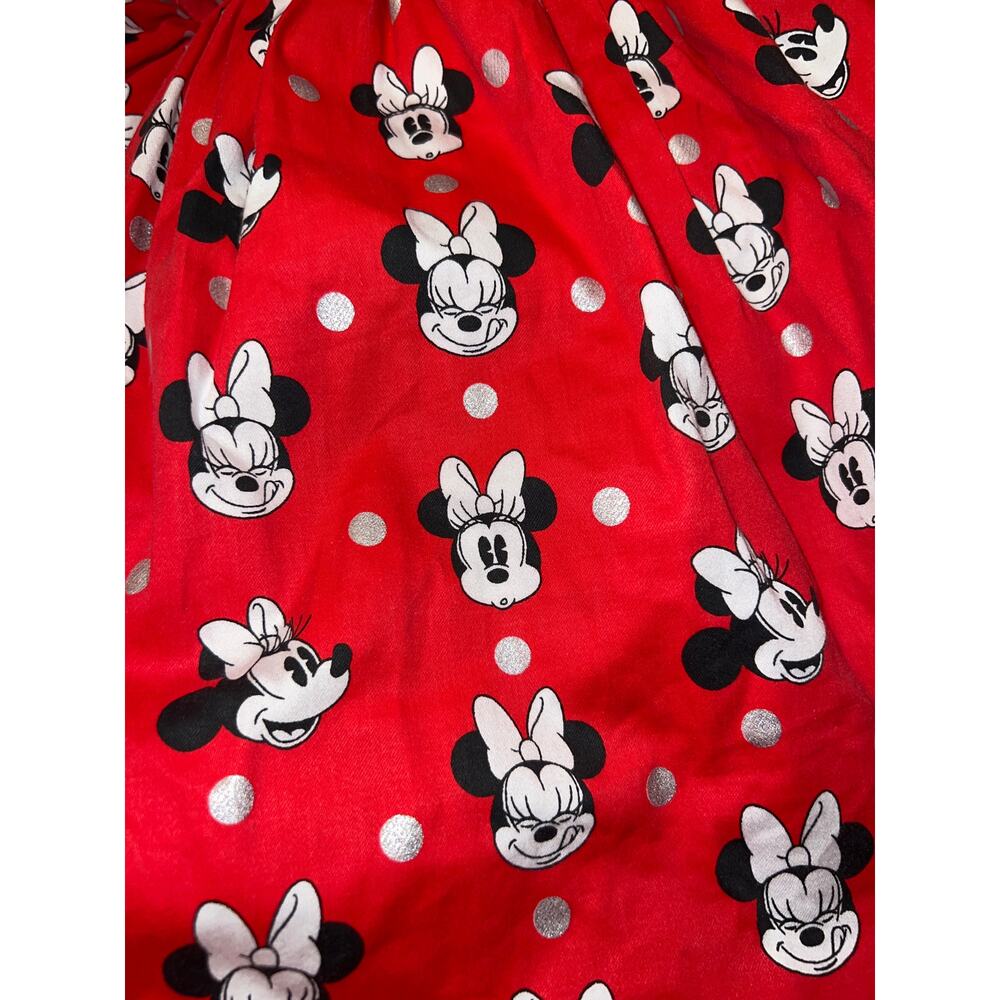 Disney Minnie Mouse Red polka dot Party Dress Tutu Slip girls size 5/6 AOP - Picture 3 of 8